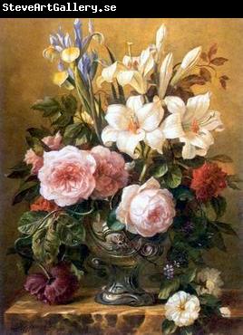 unknow artist Floral, beautiful classical still life of flowers.125